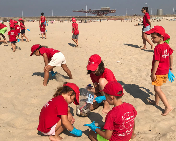 Percurso Exploratório Vamos limpar a praia!
